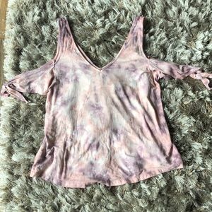 American eagle soft and sexy pink & purple tank